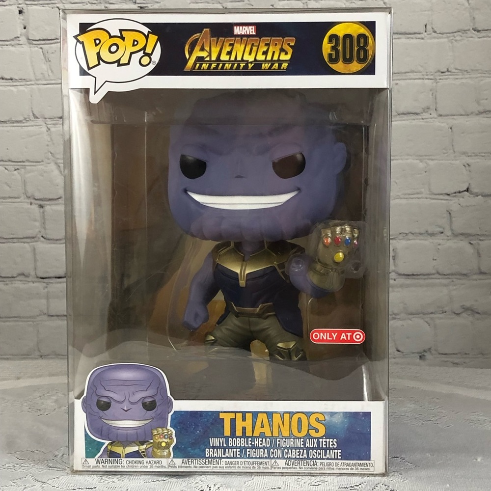 New in box - Funko Pop! Marvel Character 10” Thanos #308 Avengers Infinity Wars